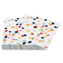 20-Count Beverage Napkins, Scattered Colorful Dots