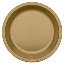10-Count GOLD SOLID 7RND PLATE