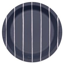 10-Count NAVY SOLID 7RND PLATE