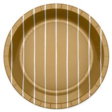 10-Count GOLD SOLID 9RND PLATE