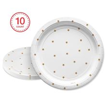 10-Count GOLD STAR ANY 9RND PLATE
