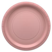10-Count PINK SOLID 9RND PLATE