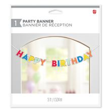 7' Birthday Party Banner Decoration, Happy Birthday Letters