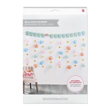 BALLOON BANNER FLORAL