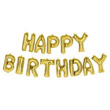 HAPPY BDAY BALLOON BANNER