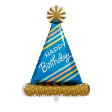 PARTY HAT HBD BALLOON