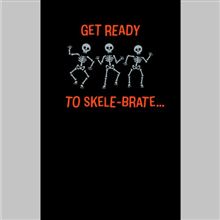 THREE CELEBRATING SKELETONS