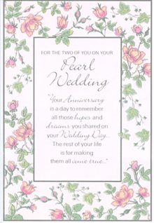 Anniversary Pearl 30th