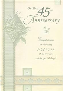 Anniversary 45th